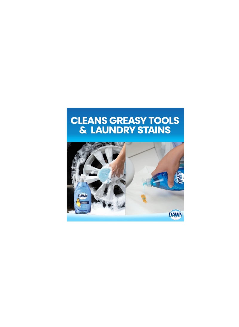 دون سائل غسيل الأطباق داون الترا - صابون غسيل أطباق داون اللطيف - سائل غسيل الأطباق للتنظيف الفعال - للمطبخ، بقع الغسيل، والأدوات الدهنية - مستلزمات منزلية - الرائحة الأصلية - 18 أونصة، 532 مل. - Image 3